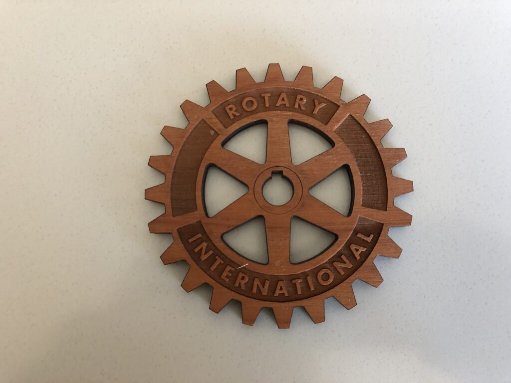 Wood Logo - laser engraved & cut