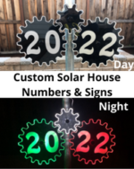 Laser Engraving Solar Signs- laser cutting -plastics