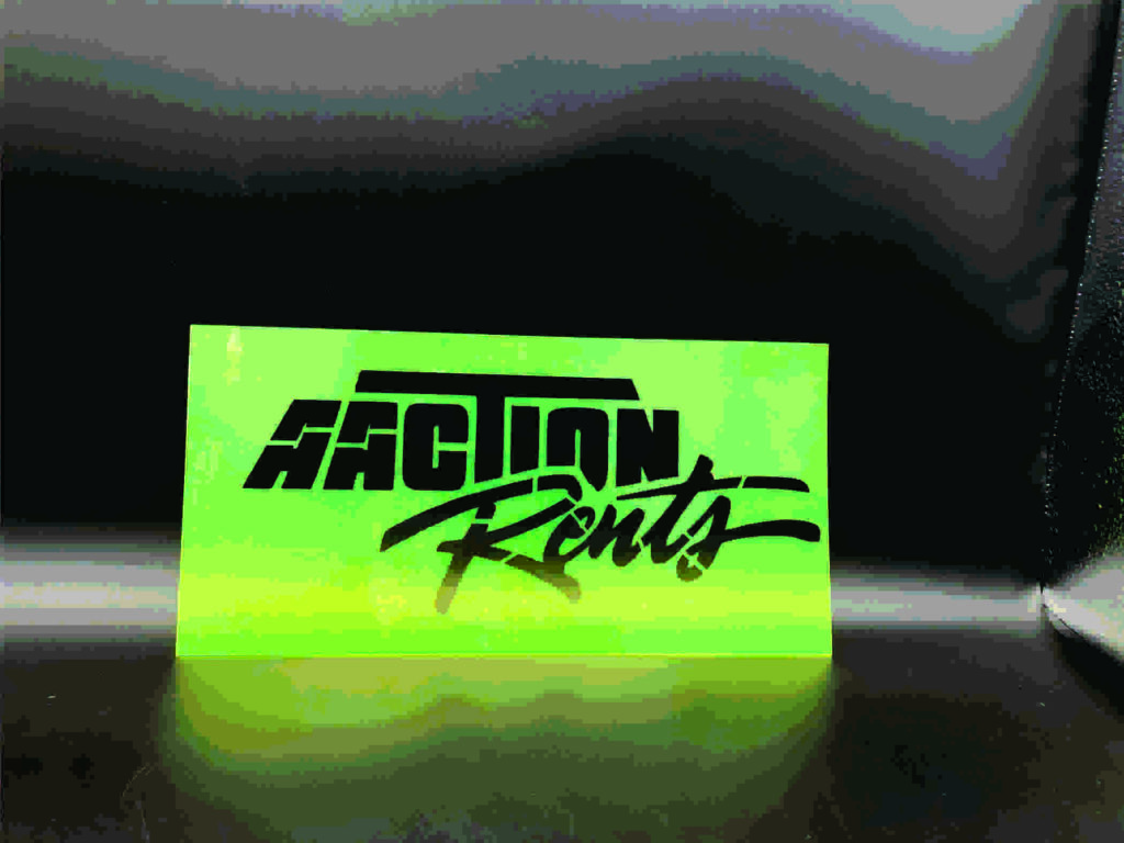 Aaction Rents Stencil